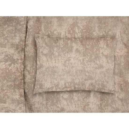 Μαξιλαροθήκη Shadow 12 Mocha Polycotton Dimcol (50x70) 1Τεμ