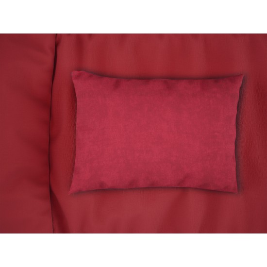 Μαξιλαροθήκη Solid Shadow 23 Red Dimcol (50x70) 1Τεμ