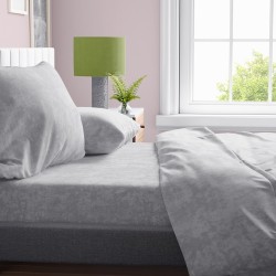 Σεντόνια Μονά Σετ Shadow 21 Light Grey Polycotton Dimcol (160x240) 3Τεμ