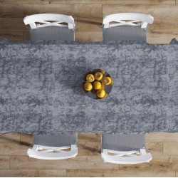 Τραπεζαρίας Σετ Αλέκιαστο Panama Shadow Dark Grey (Τραπεζομάντηλο 140x220 & Τραβέρσα 40x220) Dimcol 2Τεμ