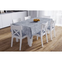 Τραπεζαρίας Σετ Αλέκιαστο Panama Shadow Light Grey (Τραπεζομάντηλο 140x140 & Τραβέρσα 40x140) Dimcol 2Τεμ