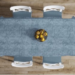 Τραπεζαρίας Σετ Αλέκιαστο Panama Shadow Petrol (Τραπεζομάντηλο 140x220 & Τραβέρσα 40x220) Dimcol 2Τεμ