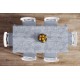 Τραπεζομάντηλο Αλέκιαστο Panama Shadow Light Grey Dimcol (140x180) 1Τεμ