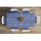 Τραπεζομάντηλο Αλέκιαστο Panama Shadow Dark Blue Dimcol (140x180) 1Τεμ