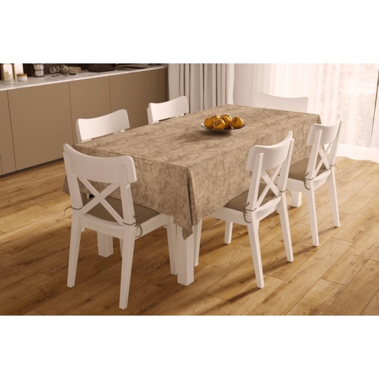 Τραπεζομάντηλο Αλέκιαστο Panama Shadow Brown Dimcol (140x180) 1Τεμ