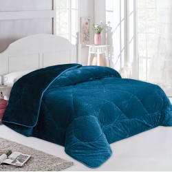 Κουβερτοπάπλωμα Μονό 1960 Petrol Waves-Fleece Jacquard Dimcol (160x220) 1Τεμ Κουβερτοπάπλωμα Μονό 1960 Petrol Waves-Fleece Jacquard Dimcol (160x220) 1Τεμ