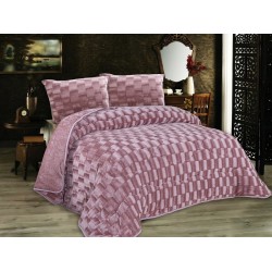 Κουβερτοπάπλωμα Mε εφέ Υπέρδιπλο Fleece 1940 Rotten Apple 750 Gsm Dimcol (220x240) 1Τεμ