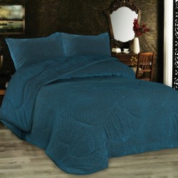 Κουβερτοπάπλωμα Popcorn Υπέρδιπλο Fleece 1950 Petrol 700 Gsm Dimcol (220x240) 1Τεμ