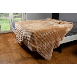 Κουβέρτα Fleece Μονή Coral Ριγέ 12 Beige Dimcol (160x220) 1Τεμ Κουβέρτα Fleece Μονή Coral Ριγέ 12 Beige Dimcol (160x220) 1Τεμ