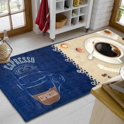 Χαλάκι Κουζίνας Με Αντιολισθητικό Επίστρωμα Coffee 267 Dimcol (80x200) 1Τεμ