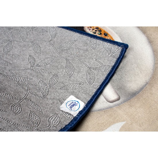 Χαλάκι Κουζίνας Με Αντιολισθητικό Επίστρωμα Coffee 267 Dimcol (80x200) 1Τεμ