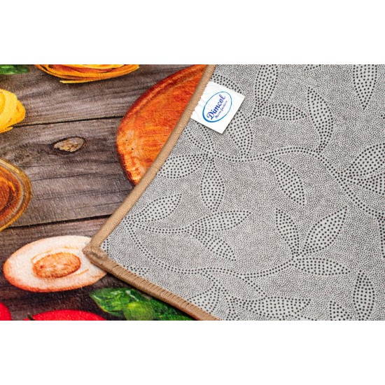 Χαλάκι Κουζίνας Με Αντιολισθητικό Επίστρωμα Spaghetti 269 Dimcol (80x200) 1Τεμ