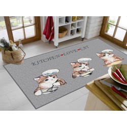 Χαλάκι Κουζίνας Kitten 264 Dimcol (80x200) 1Τεμ