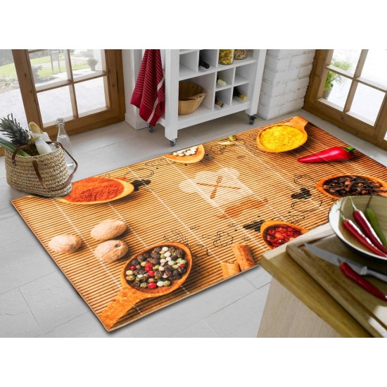Χαλάκι Κουζίνας Aντιολισθητικό Spices 247 Dimcol (80x200) 1Τεμ