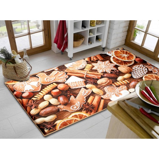 Χαλάκι Κουζίνας Aντιολισθητικό Dried 254 Dimcol (80x200) 1Τεμ