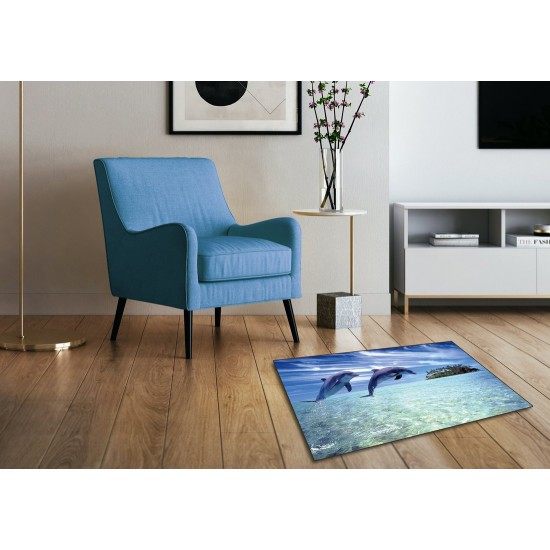 Χαλάκι Αντιολισθητικό Digital Print Dolphins 260 Dimcol (60x100) 1Τεμ