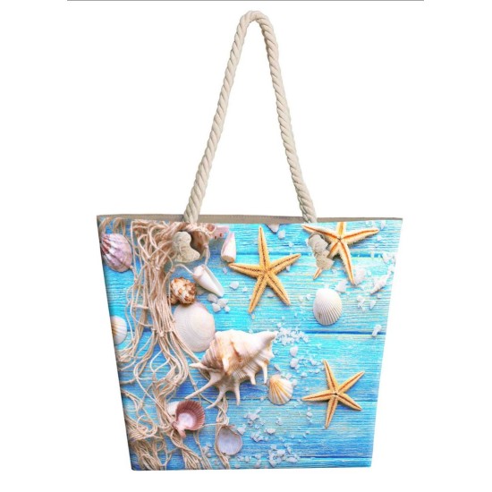 Τσάντα Παραλίας Starfish 16 Digital Print Dimcol (40x45) 1Τεμ