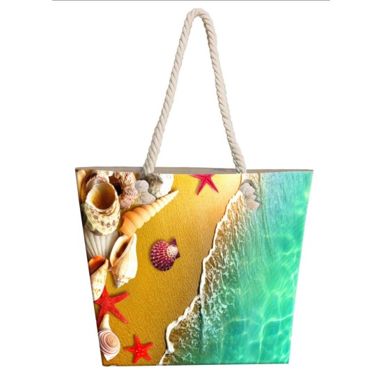 Τσάντα Παραλίας Coast 18 Digital Print Dimcol (40x45) 1Τεμ