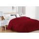 Κουβέρτα Fleece Μονή Brick 04 Bordeaux Coral Jacquard Dimcol (160x220) 1Τεμ