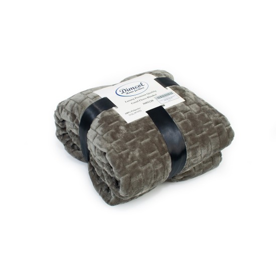 Κουβέρτα Fleece Υπέρδιπλη Brick 07 Olive Coral Jacquard Dimcol (220x240) 1Τεμ Κουβέρτα Fleece Υπέρδιπλη Brick 07 Olive Coral Jacquard Dimcol (220x240) 1Τεμ