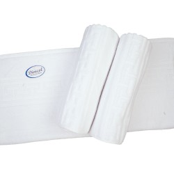 Πετσέτα Προσώπου Ξενοδοχειακή Μαίανδρος White Jacquard 500 gr/m² Cotton Dimcol (50x100) 1Τεμ