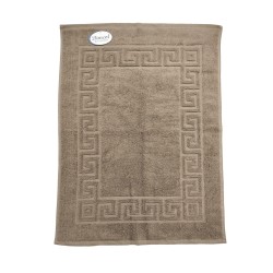 Πατάκι Μπάνιου Ξενοδοχειακό Μαίανδρος Beige Jacquard 700 gr/m² Cotton Dimcol (50x70) 1Τεμ