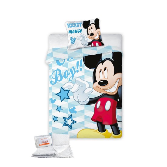 Σετ Κούνιας Disney Mickey 582 Digital Print Cotton Dimcol 4Τεμ
