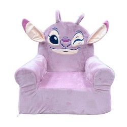 Πολυθρόνα Παιδική Disney Home Angel 47 Mauve Velboa Dimcol (34x47x48 ) 1Τεμ