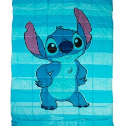Κουβερτοπάπλωμα Με Sherpa Μονό Disney Home Lilo & Stitch 14 Sky Blue Flannel Dimcol (160x250) 1Τεμ
