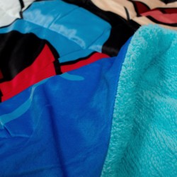 Κουβερτοπάπλωμα Με Sherpa Μονό Disney Home Mickey 16 Blue Flannel Dimcol (160x250) 1Τεμ