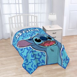 Κουβέρτα Παιδική Βελουτέ Μονή Kids Disney Home Stitch 515 Digital Print Dimcol (160x220) 1Τεμ