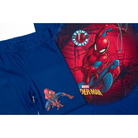 Πιτζάμες Παιδικές Σετ Marvel Spider-Man 68A Blue Cotton Jersey Dimcol 2Τεμ Πιτζάμες Παιδικές Σετ Marvel Spider-Man 68A Blue Cotton Jersey Dimcol 2Τεμ