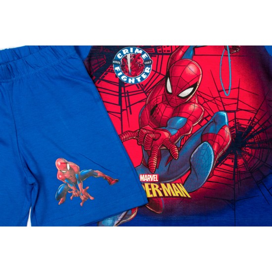 Πιτζάμες Παιδικές Σετ Marvel Spider-Man 68B Sky Blue Cotton Jersey Dimcol 2Τεμ Πιτζάμες Παιδικές Σετ Marvel Spider-Man 68B Sky Blue Cotton Jersey Dimcol 2Τεμ