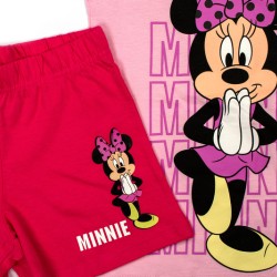 Πιτζάμες Παιδικές Σετ Disney Home Minnie 48A Fuchsia Cotton Jersey Dimcol 2Τεμ