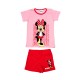Πιτζάμες Παιδικές Σετ Disney Home Minnie 48B Red Cotton Jersey Dimcol 2Τεμ
