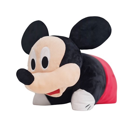 Σετ Μαξιλάρι - Λούτρινο 2 Σε 1 Disney Home Mickey 87 Black-Red Dimcol