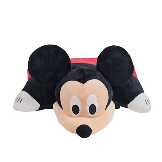 Σετ Μαξιλάρι - Λούτρινο 2 Σε 1 Disney Home Mickey 87 Black-Red Dimcol