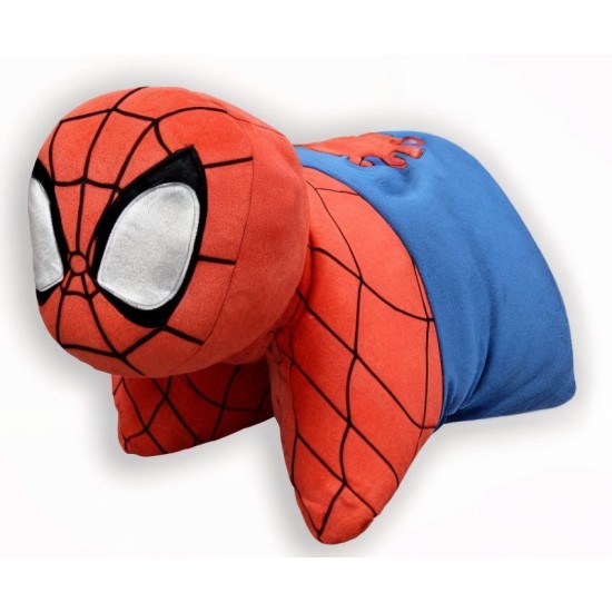 Σετ Μαξιλάρι - Λούτρινο 2 Σε 1 Marvel Spiderman 89 Red - Blue Dimcol