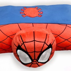 Σετ Μαξιλάρι - Λούτρινο 2 Σε 1 Marvel Spiderman 89 Red - Blue Dimcol
