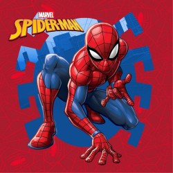 Πετσέτα Λαβέτα Νηπιαγωγείου Marvel Spider-Man 71 Red Dimcol (30x30) 1Τεμ