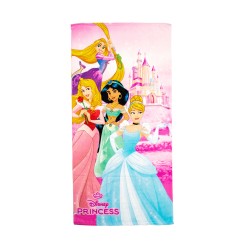 Πετσέτα Θαλάσσης Παιδική Disney Home Princess 30 Pink Micro Quick Dry Dimcol (70x140) 1Τεμ