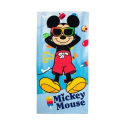 Πετσέτα Θαλάσσης Παιδική Disney Home Mickey 01 Sky Blue Micro Quick Dry Dimcol (70x140) 1Τεμ