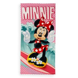 Πετσέτα Θαλάσσης Παιδική Disney Home Minnie 36 Turquoise Micro Quick Dry Dimcol (70x140) 1Τεμ