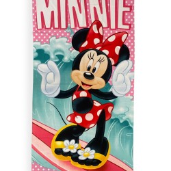 Πετσέτα Θαλάσσης Παιδική Disney Home Minnie 36 Turquoise Micro Quick Dry Dimcol (70x140) 1Τεμ