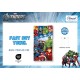 Πετσέτα Θαλάσσης Παιδική Marvel Avengers 04 Digital Print Blue Micro Quick Dry Dimcol (70x140) 1Τεμ