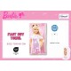 Πετσέτα Θαλάσσης Παιδική Mattel Barbie 85 Digital Print Pink Micro Quick Dry Dimcol (70x140) 1Τεμ