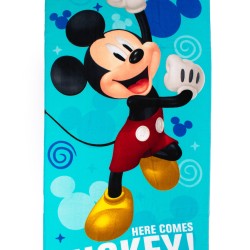 Πετσέτα Θαλάσσης Παιδική Disney Home Quick Dry Mickey 14 Sky Blue Micro Dimcol (70x140) 1Τεμ
