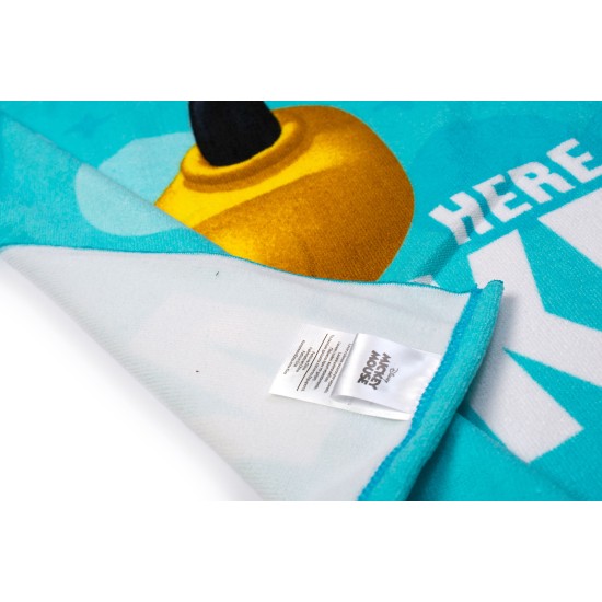 Πετσέτα Θαλάσσης Παιδική Disney Home Quick Dry Mickey 14 Sky Blue Micro Dimcol (70x140) 1Τεμ
