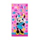 Πετσέτα Θαλάσσης Παιδική Disney Home Quick Dry Minnie 94 Pink-Multi Micro Dimcol (70x140) 1Τεμ