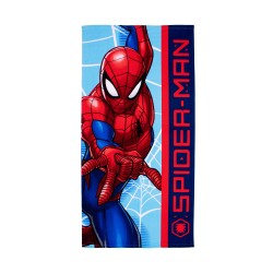 Πετσέτα Θαλάσσης Παιδική Marvel Quick Dry Spiderman 41 Sky Blue Micro Dimcol (70x140) 1Τεμ